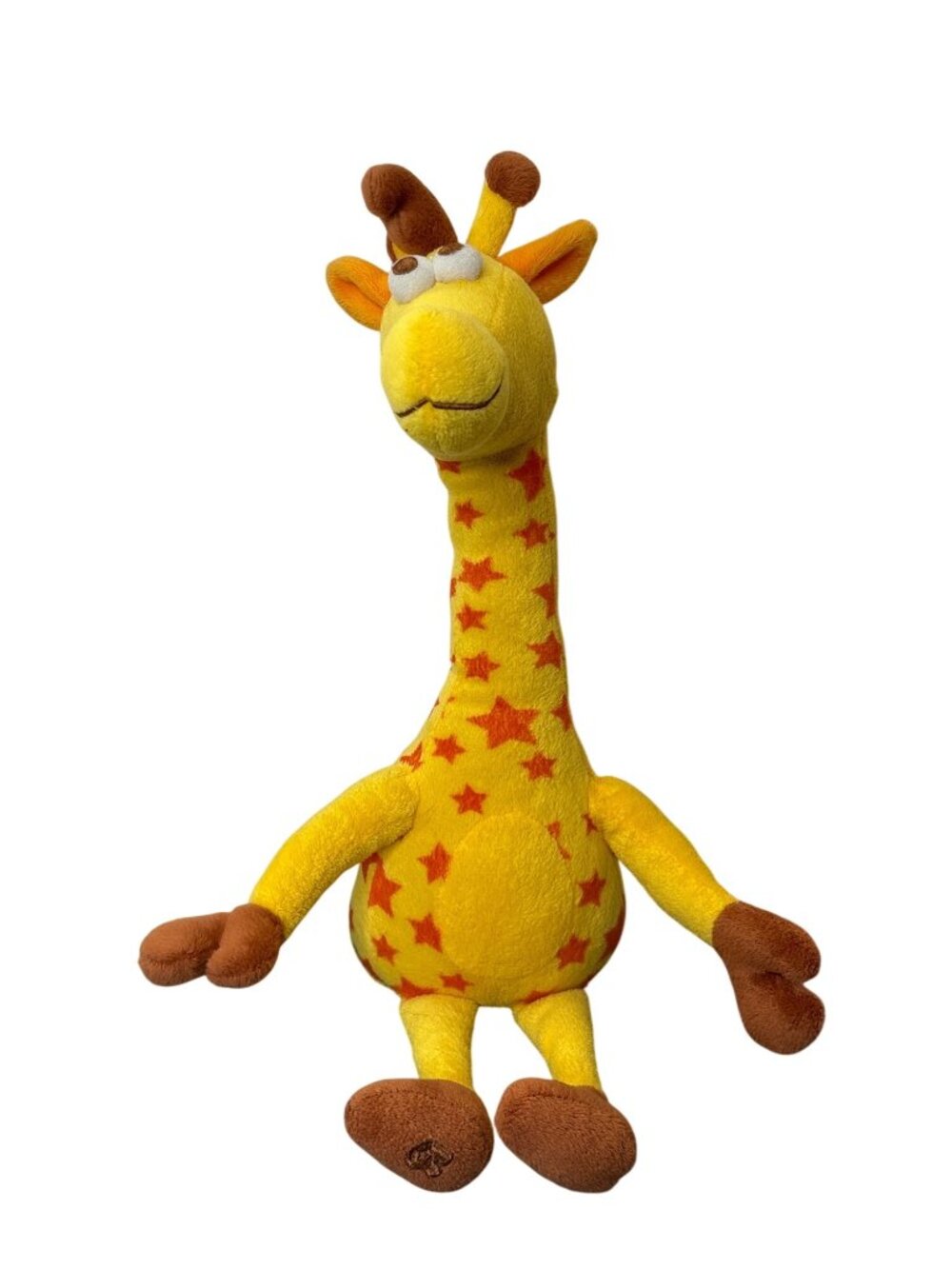 Toys R Us Geoffrey Giraffe Plush Stuffed Animal Beanie Stars 16 inches